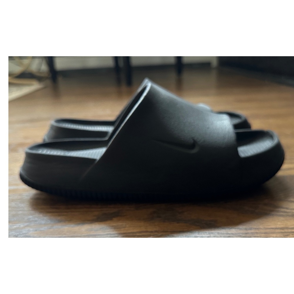Nike Calm Slide Men 11 Black Sandal Lightweight Comfort Beach Gym Shower Casual